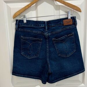Calvin Klein Women's Jean Shorts - Deep Blue